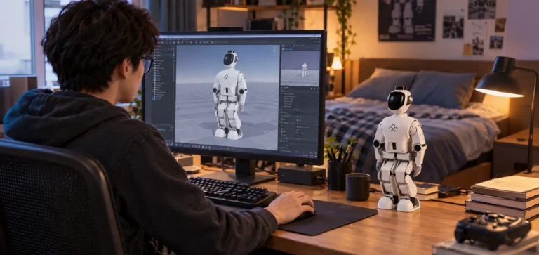 FF Nova humanoid robot — official product photo from Faraday Future